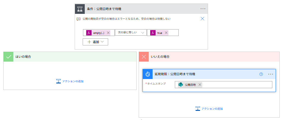 公開の開始日まで待機