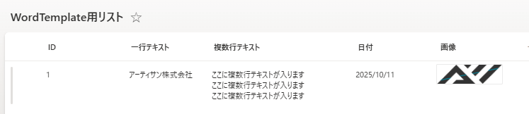 SharePointリストに画像列を追加