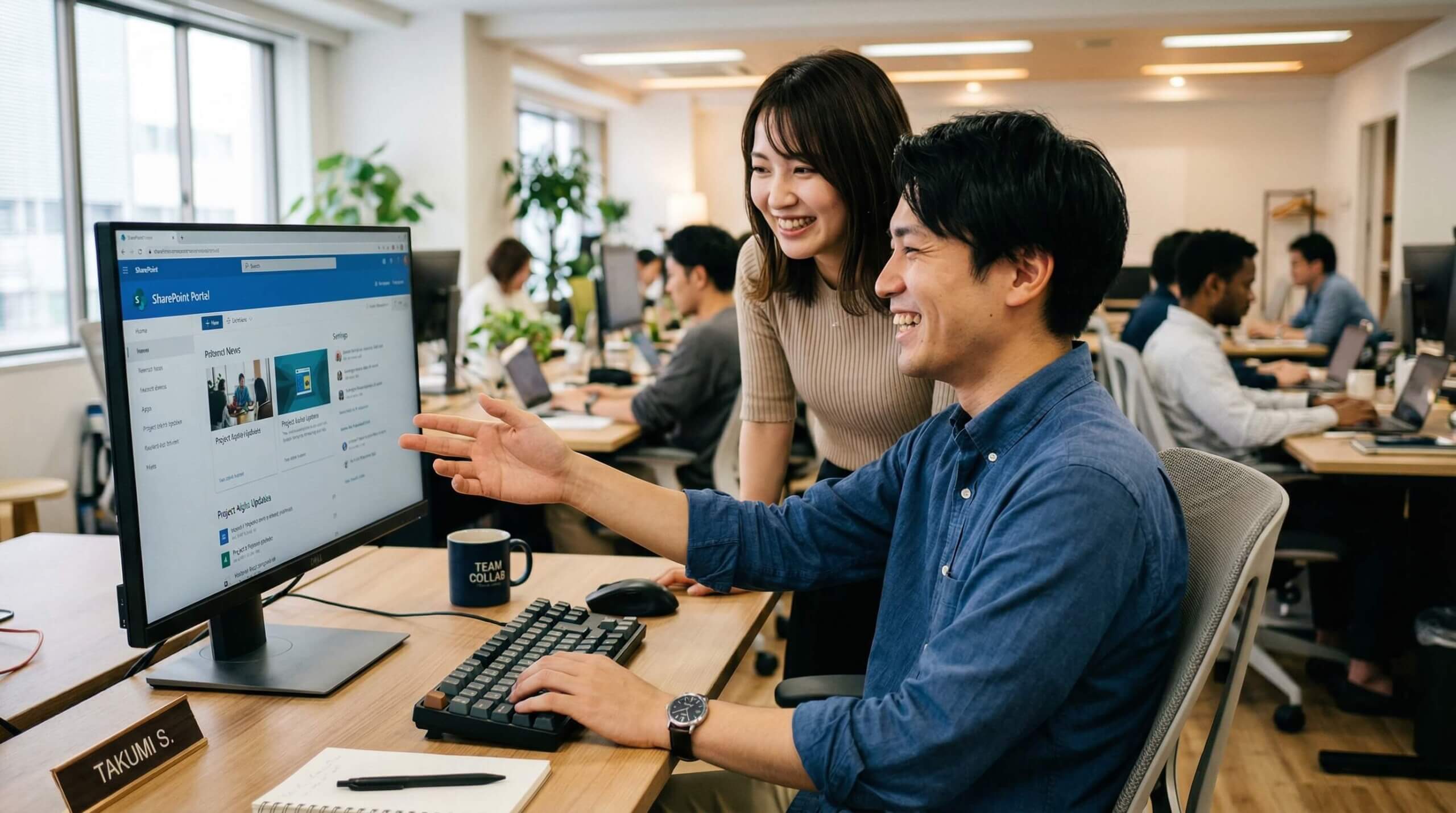 豊富な実績を持つSharePointエキスパートが専任パートナーとして伴走